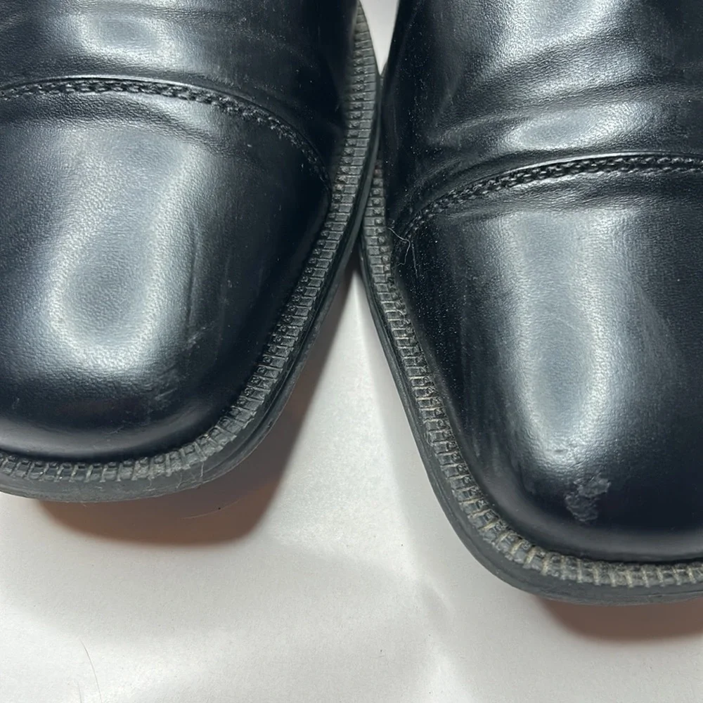 Alfani Adam Men’s Black Cap Toe Dress Shoes Size 9M